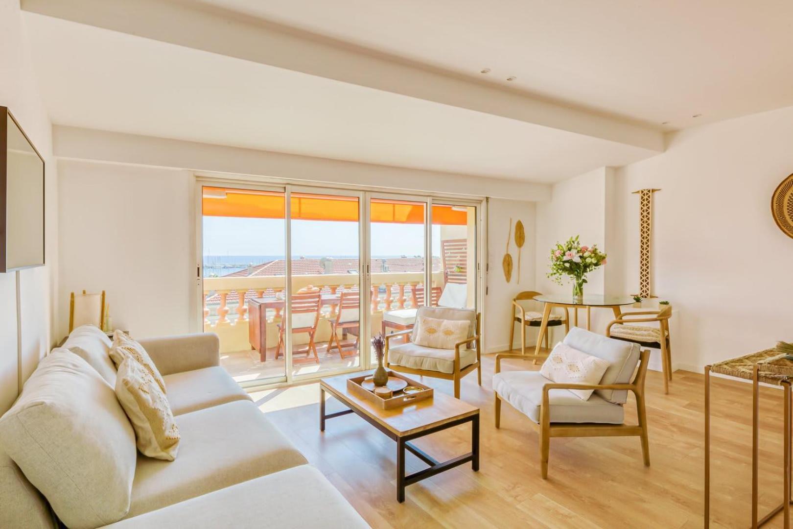 Le Voilier Avec Terrasse Panoramique Vue Et Port, Proche Du Palais, Croisette Et Plages Apartment *